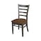 International Concepts Round 36 in Rd Extension Dining Table, 2 RTA Chairs, Hickory/Washed Coal, 36 W, 48 L, 30.1 in H, Wood K45-36RXT-27B-C617-2 - alternate 2